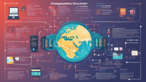 An infographic journey through the world of computer science, from its inception to mastery